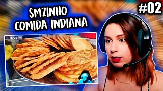 SMZINHO REAGINDO A COMIDA DE RUA INDIANA 02 - REACT