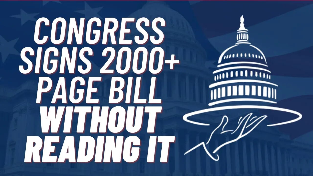 Congress signs 2000+ page bill without reading it