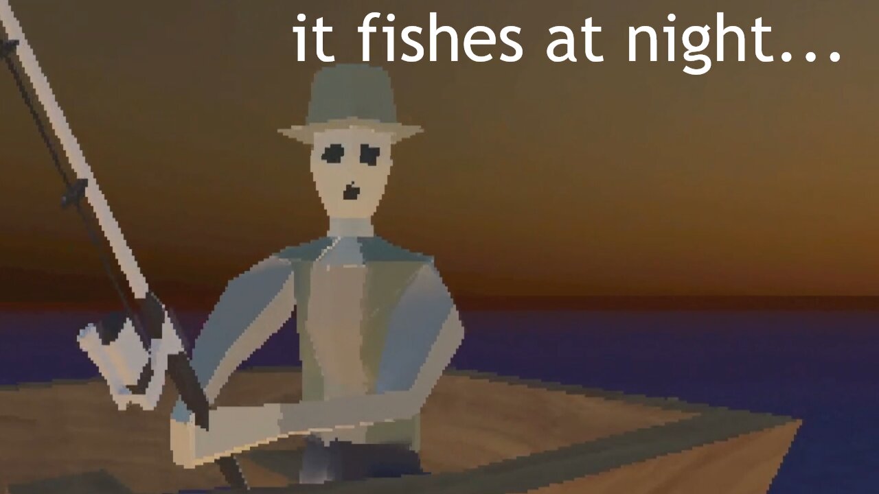 A Horror Game About... Fishing? Let's Try it! | It Fishes At Night