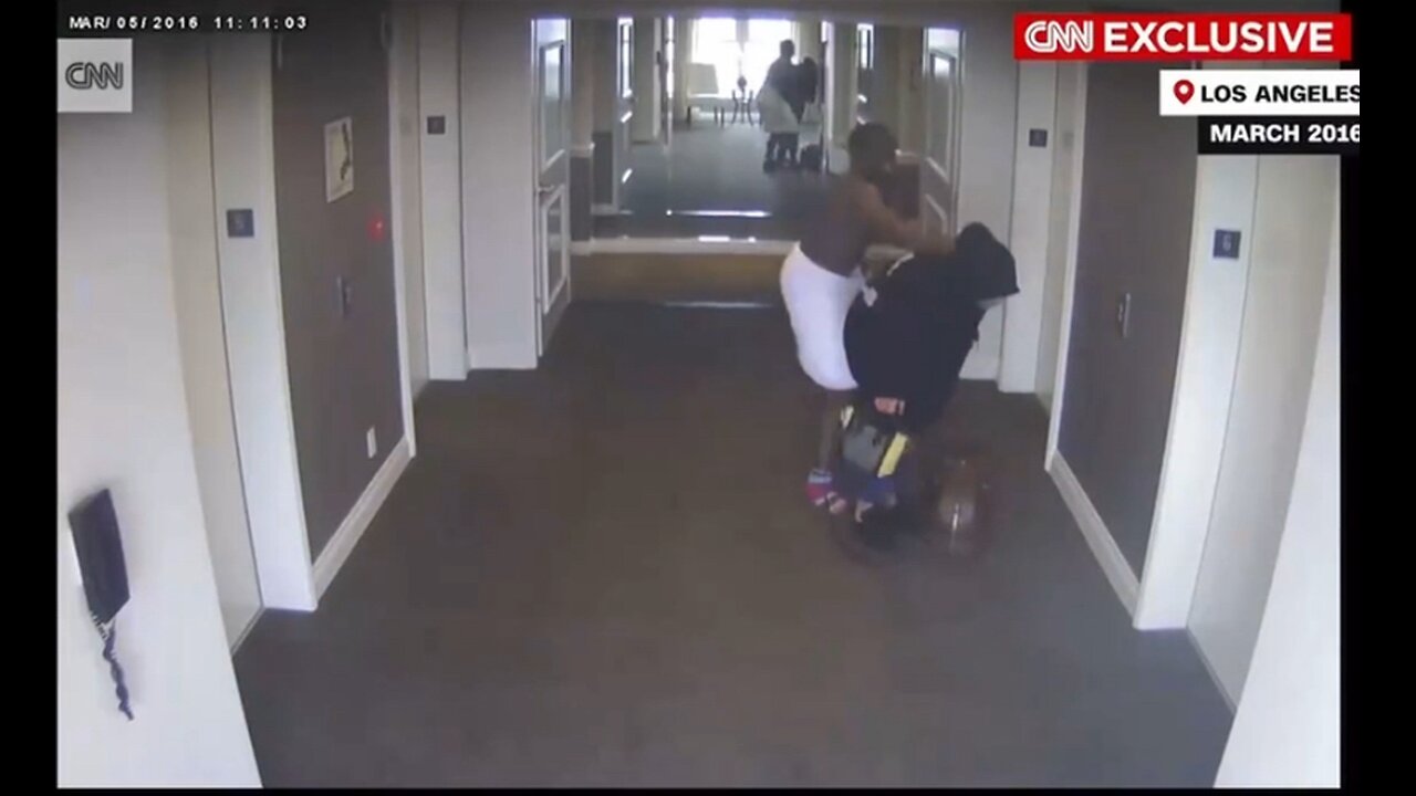 Video of Sean P. Diddy Combs beating and dragging his girlfriend in a hotel hallway