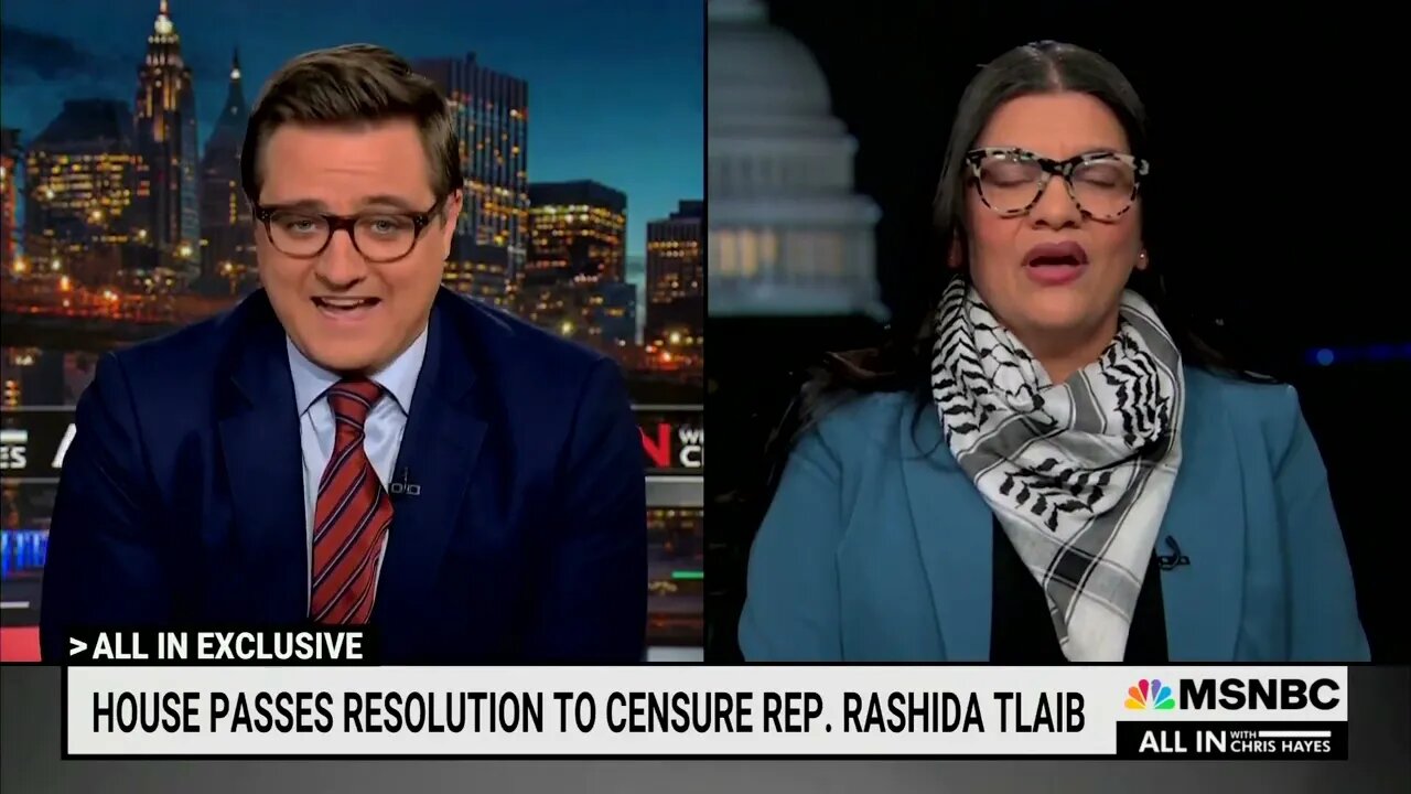 Democrat Rashida Tlaib Says Phrase "From The River To The Sea" Actually About "Peaceful Coexistence"