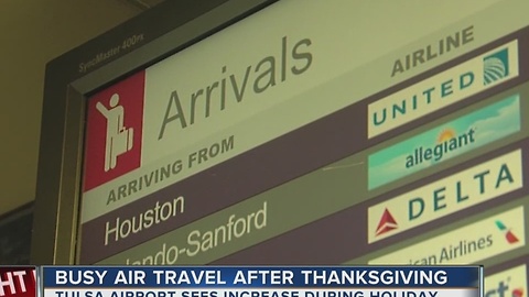 Busy Air Travel After Thanksgiving Rush