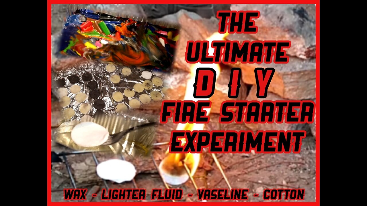 The ultimate fire starter - DIY - Fire Tabs - Fire Biscuits - Cotton Rounds