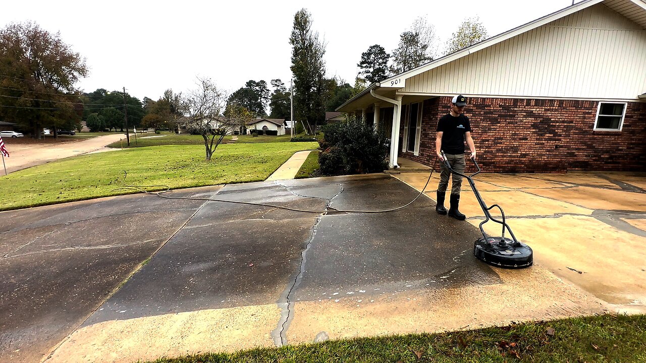 Elderly Couple STUNNED when I MELTED the dirt right off their driveway