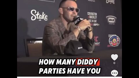 UFC Star Colby Covington CALLS OUT Lebron James for Diddy Parties!