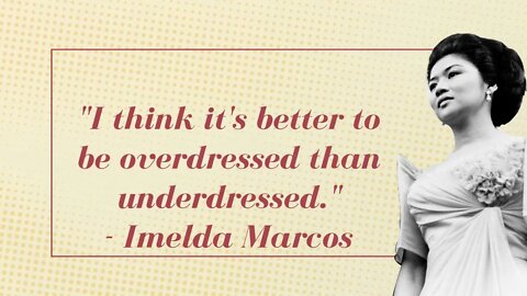 Imelda Bold Fashion Quote