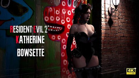 Resident Evil 2 Remake Katherine Bowsette. The Ghost Survivors Runaway full walkthrough [4K]