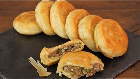 Chinese Beef Puff Pastry Pies