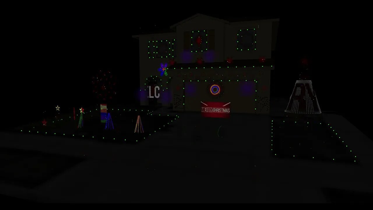 "MCU Opening Fanfare" (Disney) | 3D Render | House Preview | Dorman Christmas Lights