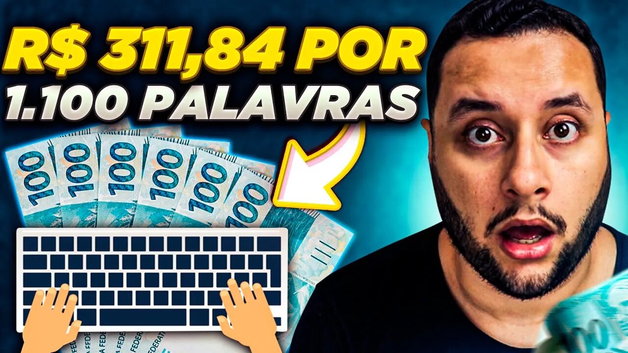 Esse Site TE PAGA R$ 311,84 POR CADA 1.100 PALAVRAS DIGITADAS (Dinheiro Online)