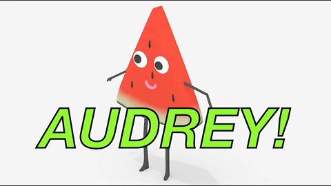 Happy Birthday AUDREY! - WATERMELON Birthday Song