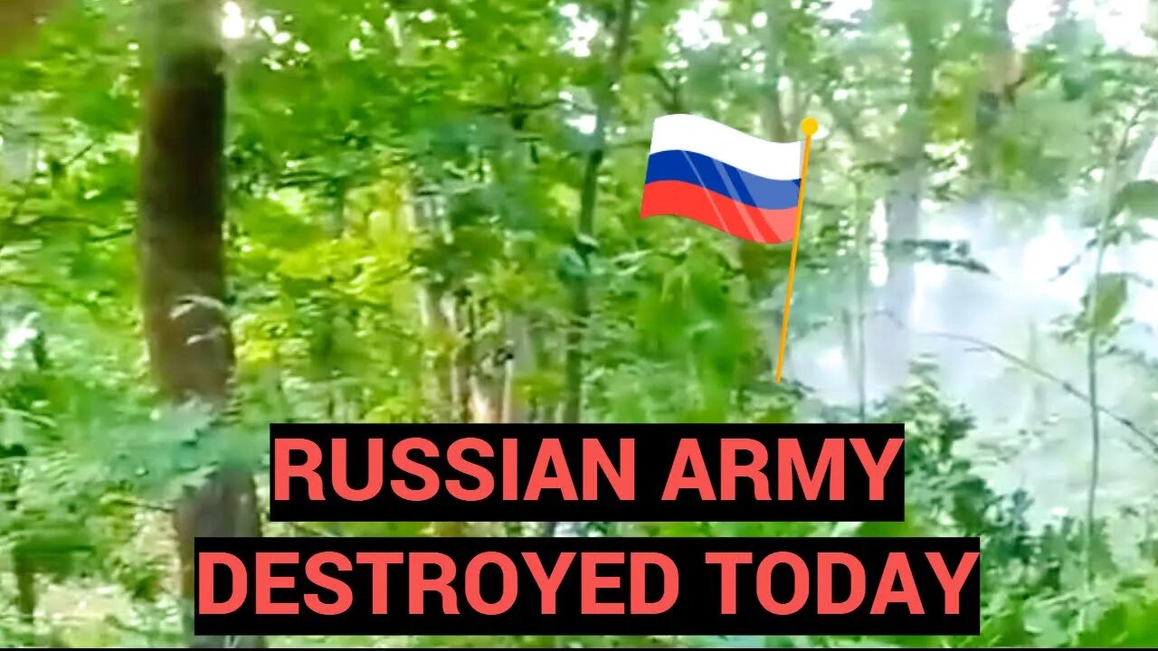 EXPLOSIVE UKRAINE WAR FOOTAGE SHOWS RUSSIAN ARMY DESTROYED