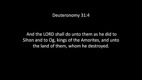 Deuteronomy Chapter 31