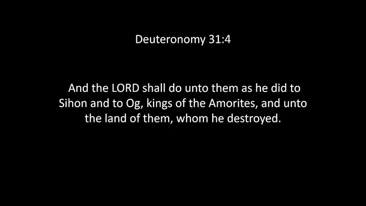 Deuteronomy Chapter 31