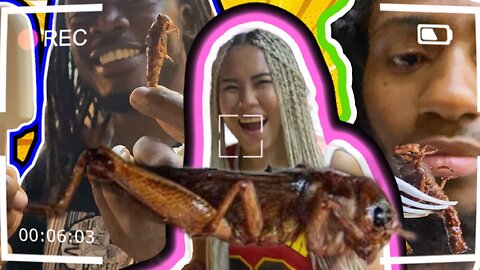 ผู้หญิงไทยสวยทำให้เพื่อนกินแมลง ! |