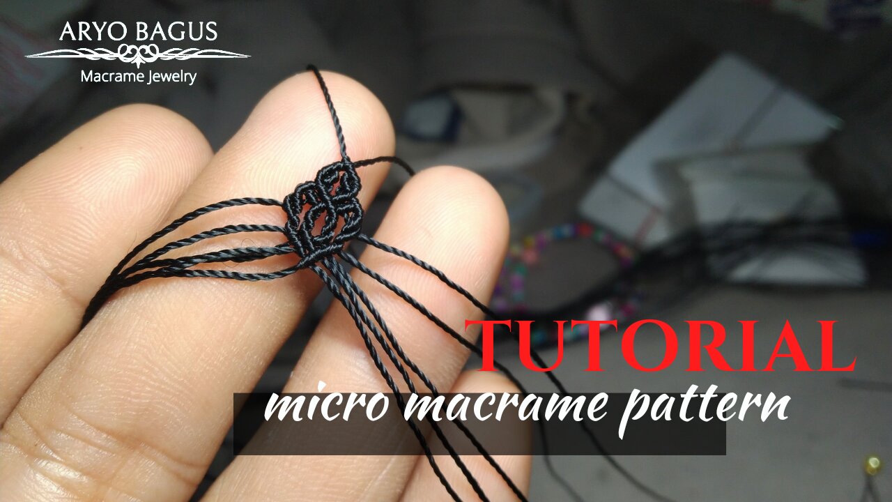 Tutorial micro macrame pettern 03