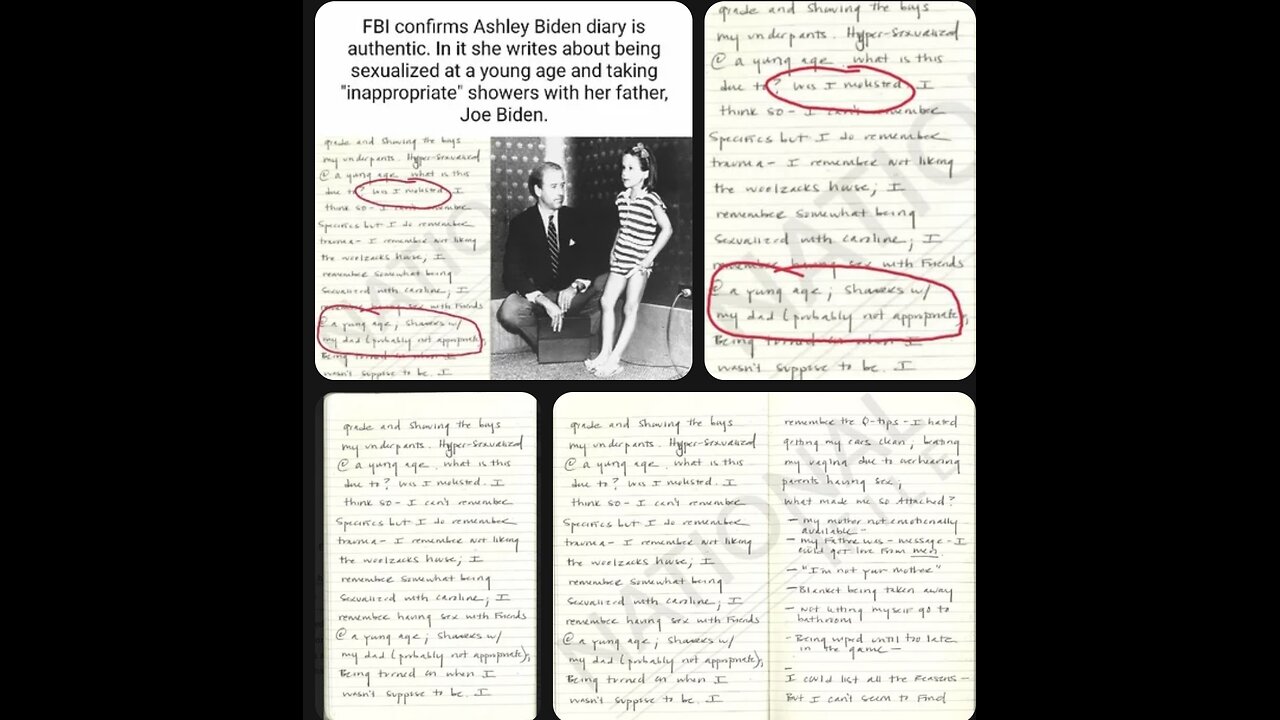 Ashley Biden's DIARY CONFIRMED. But we already knew that.