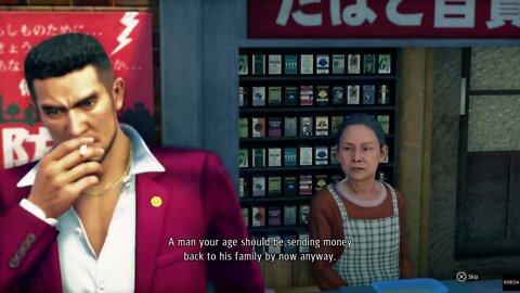 Yakuza Like A Dragon Go to Cigarette Shop