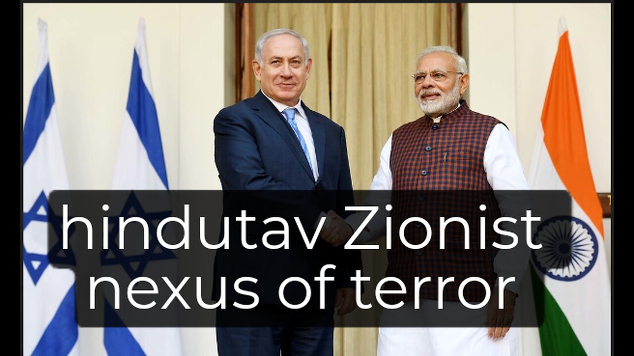 Indo Israel nexus of terror espionage and Muslim world