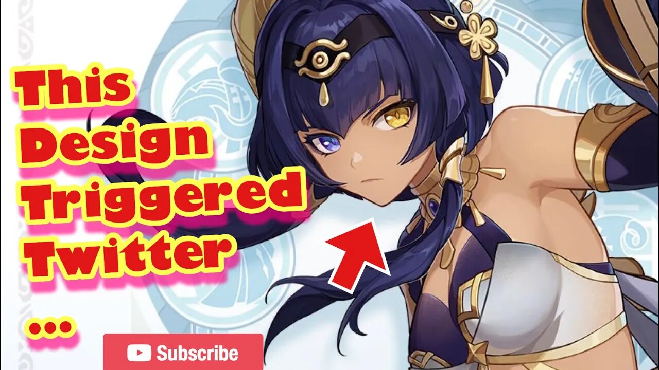 Genshin Impact Triggers Twitter with WHITEWASHED New Design #genshinimpact #candace #mihoyo