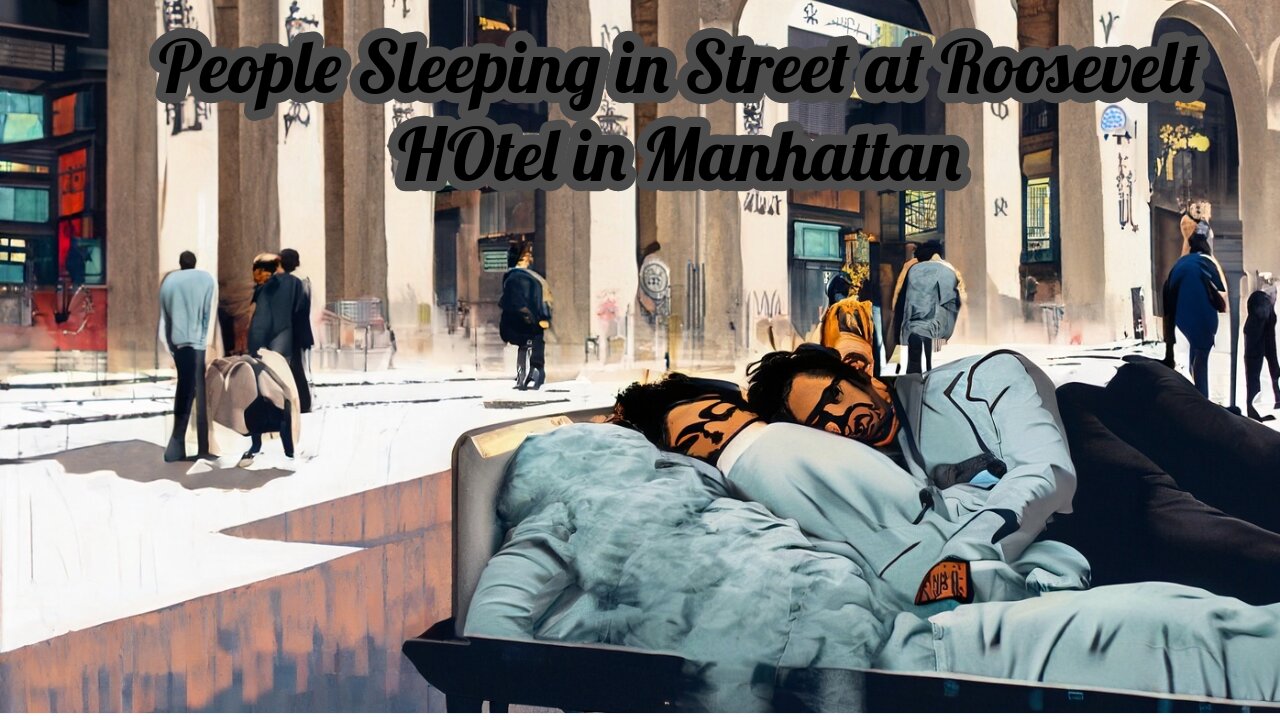 Asylum seeker Sleeping in street of New york