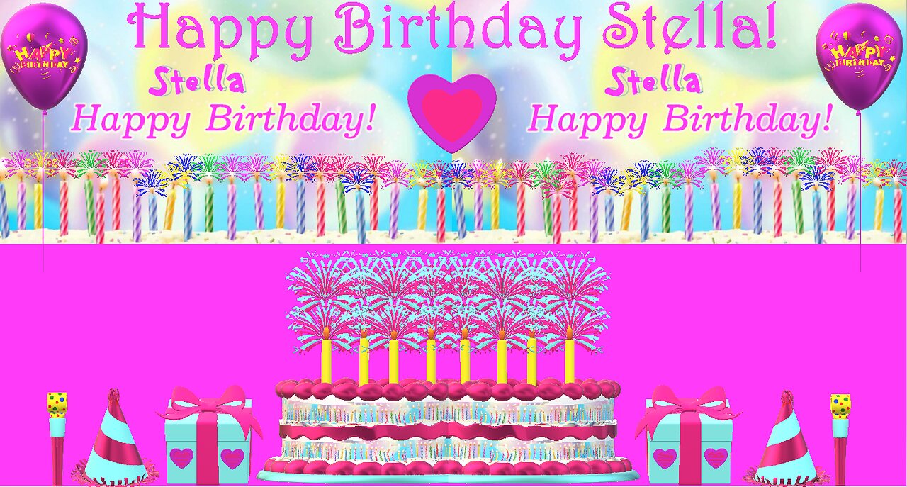 Happy Birthday 3D - Happy Birthday Stella - Happy Birthday To You - Happy Birthday Song