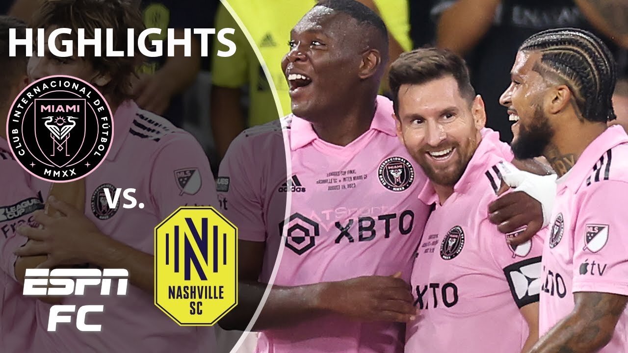 🚨 LIONEL MESSI & INTER MIAMI WIN LEAGUES CUP 🚨 _ Full Game Highlights