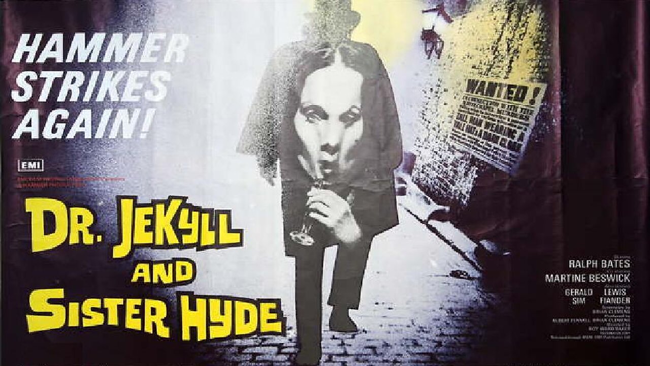 DR. JEKYLL AND SISTER HYDE 1971 Dr. Jekyll's Evil Side is a Female Killer FULL MOVIE HD & W/S