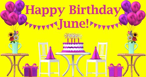 Happy Birthday 3D - Happy Birthday June - Happy Birthday To You - Happy Birthday Song