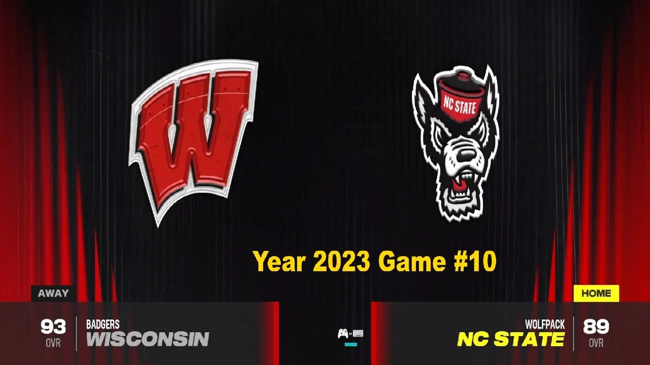 CFB 24 Wisconsin Badgers Vs NC State Wolfpack Year 2023