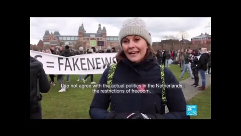 GMS NEWS: [SEDITION] POLICE👮🏻‍♂️ & PROTESTERS🥷 FACE OFF DUE TO CURFEW🕖 IN HOLLAND🇳🇱 (2ND DAY)