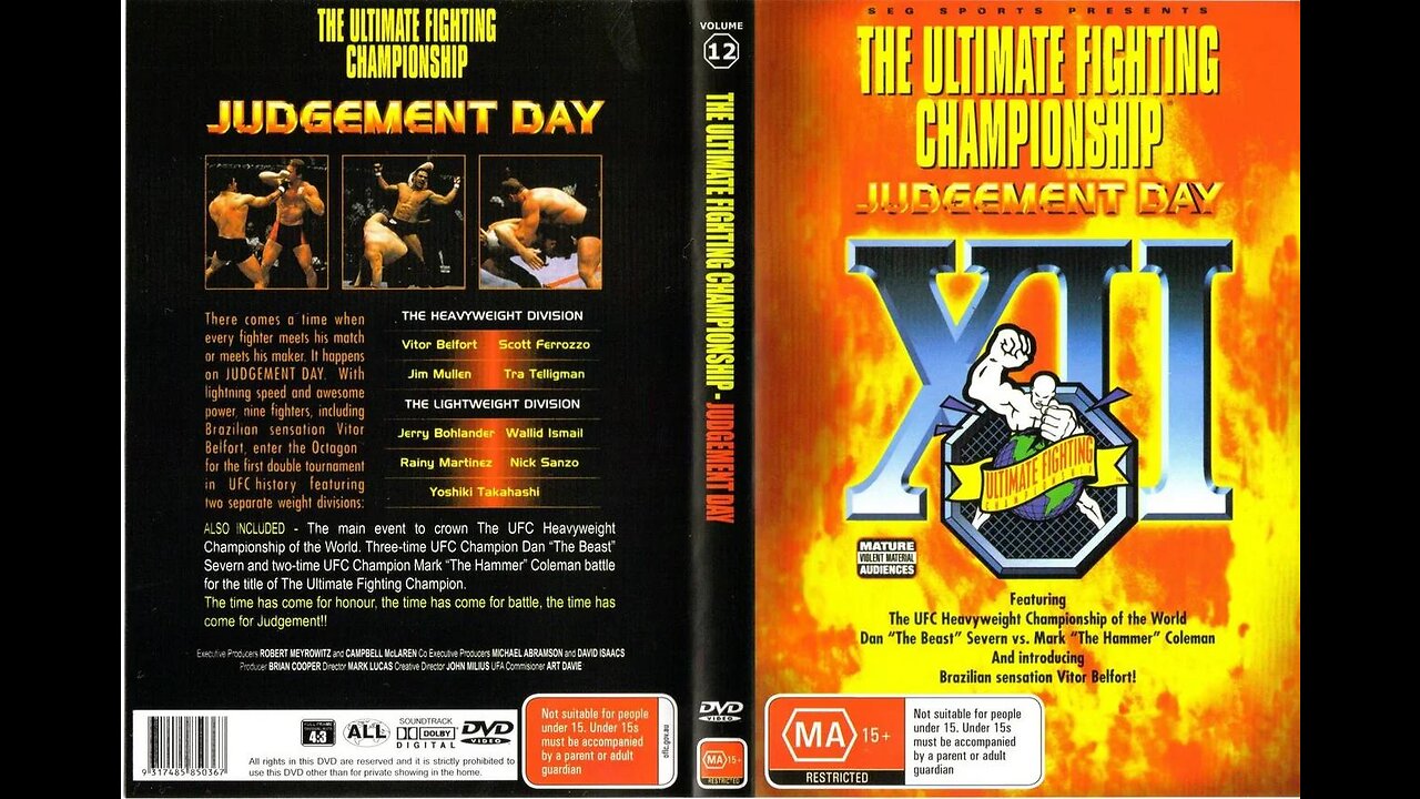 UFC 12 - Judgement Day