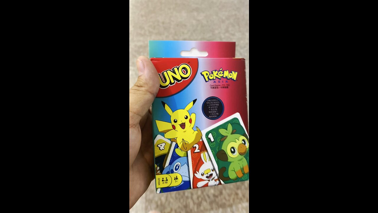 UNO CARDS POKÉMON BULBASAUR 001