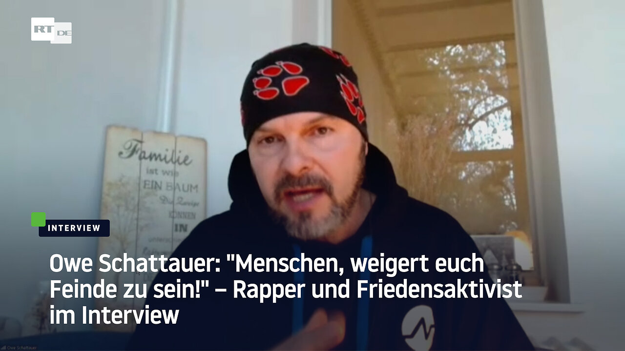 Owe Schattauer: "Menschen, weigert euch Feinde zu sein!" – Rapper und Friedensaktivist im Interview