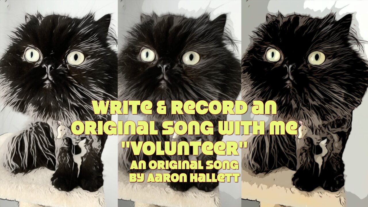 Write & Record an Original Song With Me "Volunteer" an Original Song by Aaron Hallett