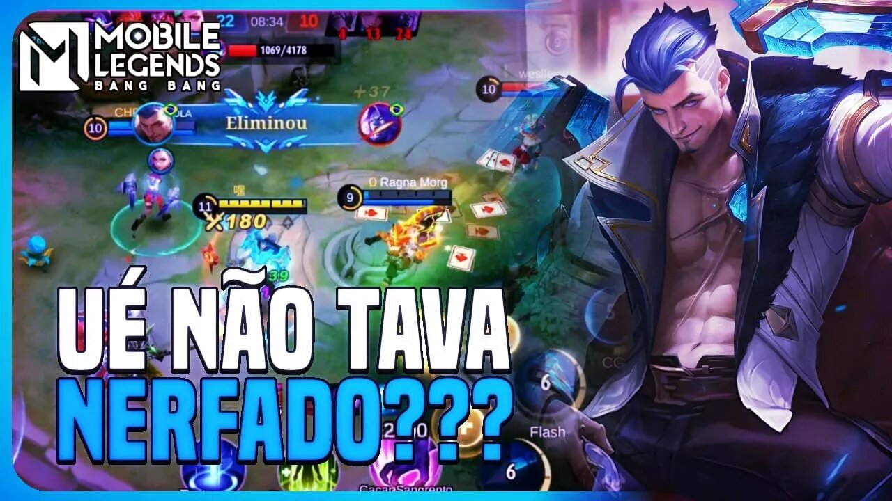 A MOONTON NERFOU ESSE HERÓI? N PARECE KKKKKKKKK | FREDRINN | MLBB