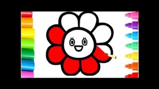 Drawing a Flower for Picture