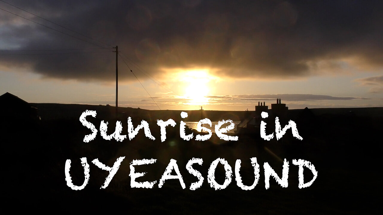 Sunrise in Uyeasound