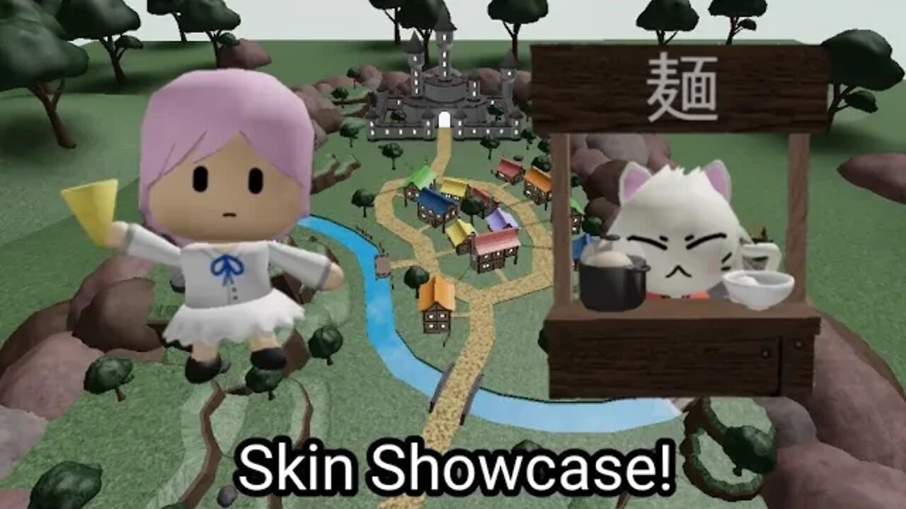 ROBLOX Tower Heroes - Virtual Idol + Noodles Skin Showcase!