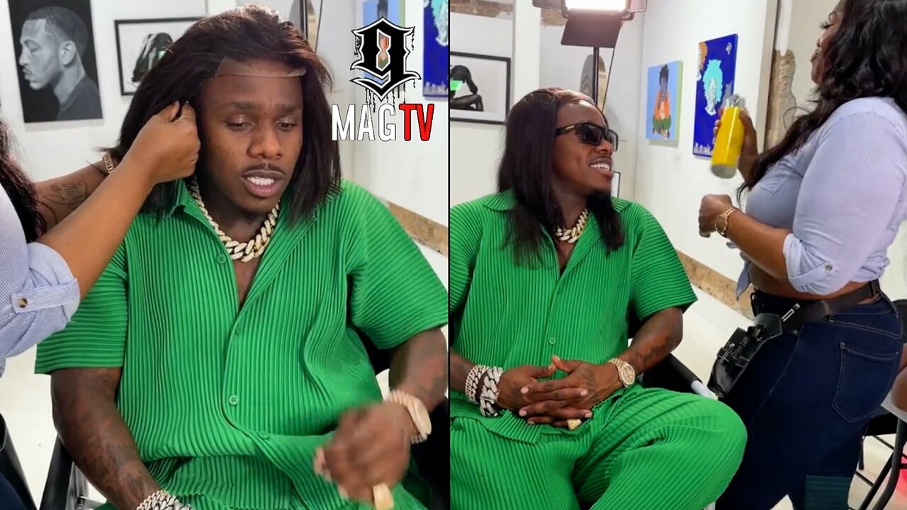 "Heat On My Back" DaBaby Tries On Pimp Wig For New Movie & Things Go Left! 💁🏾♂️