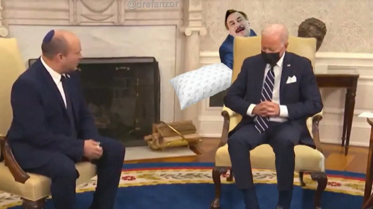 Biden falls asleep and...