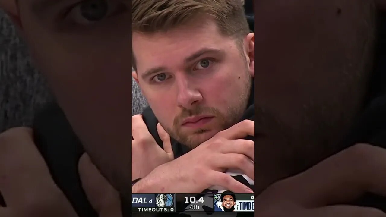 Luka considering all the timelines that would’ve made him play tonight #shorts