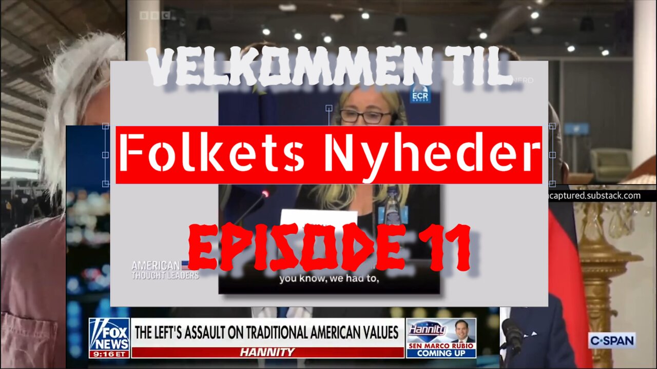 Folkets Nyheder EP 11 – Digitale penge – BRICS – NS2 – Biden familien – FBI infiltrere kirker