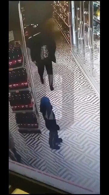 Old man punches a kid