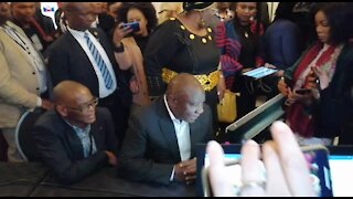 SOUTH AFRICA - Cape Town - Cyril Registers for 6th Parliament and attends ANC Caucus (Video) (wEj)