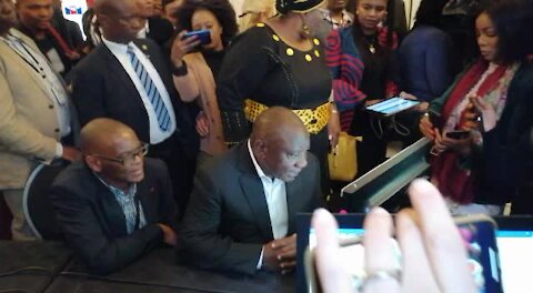 SOUTH AFRICA - Cape Town - Cyril Registers for 6th Parliament and attends ANC Caucus (Video) (wEj)