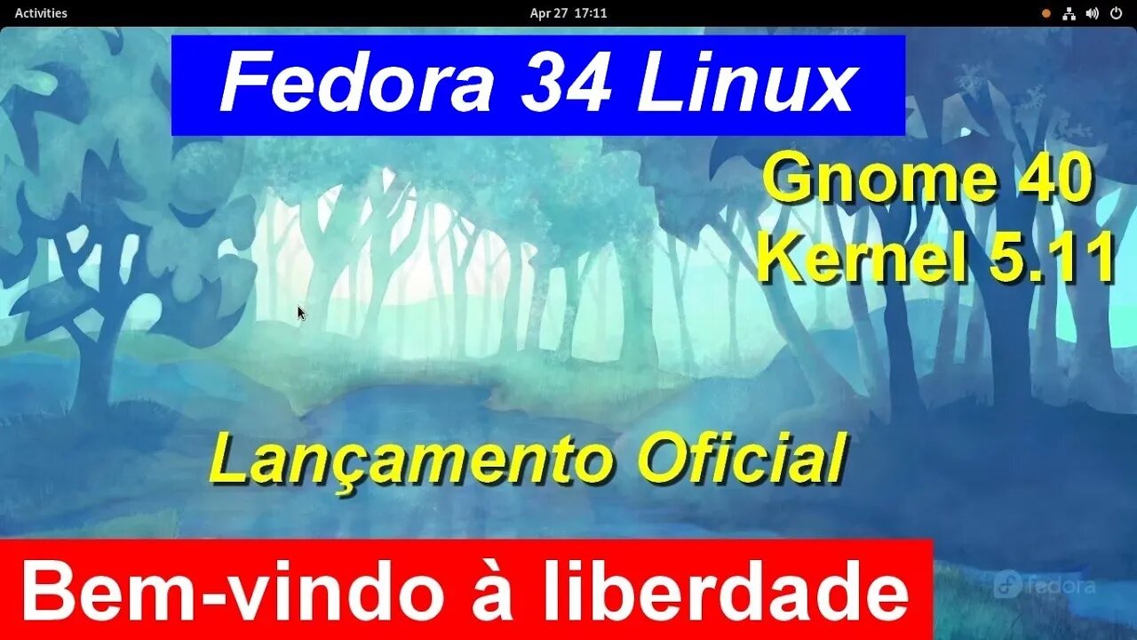 Fedora 34 Linux com Gnome 40 Kernel 5.11 e outros. Lançamento Oficial. Fedora Workstation Review