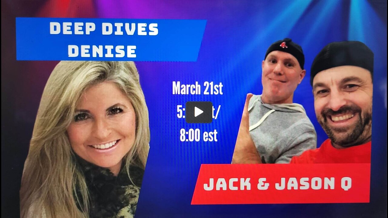 "Can You DIG it?!" Episode 7 WITH Jason Q and Jack L March 21st, 2023 @ 5:00 pst/ 8:00est