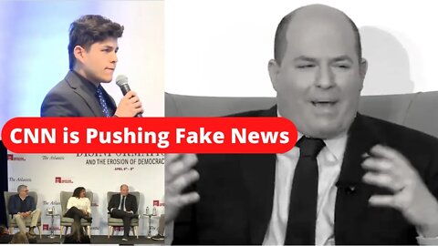 Brian Stelter ROASTED by College Freshman For CNN Pushing Lies | @Brian Stelter