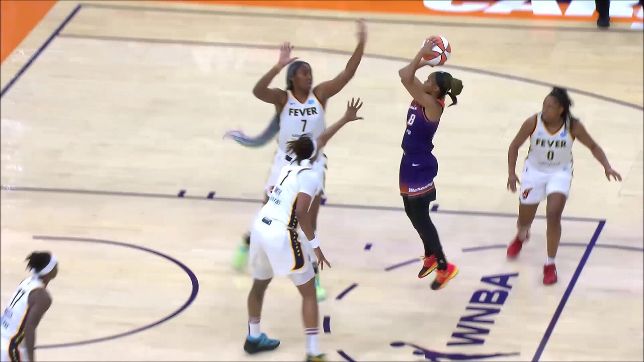 FLAGRANT On Aliyah Boston After Refs Review Foul & Upgrade It | Phoenix Mercury vs Indiana Fever